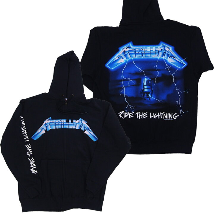 楽天市場】METALLICA・メタリカ・RIDE THE LIGHTNING・ジップパーカー 