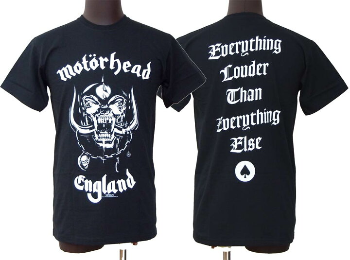 楽天市場】モーターヘッド・MOTORHEAD・ENGLAND/バックプリント有り・T