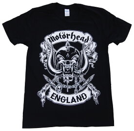 モーターヘッド MOTORHEAD・CROSSED SWORDS ENGLAND CREST・オフィシャル ロックTシャツ バンドTシャツ