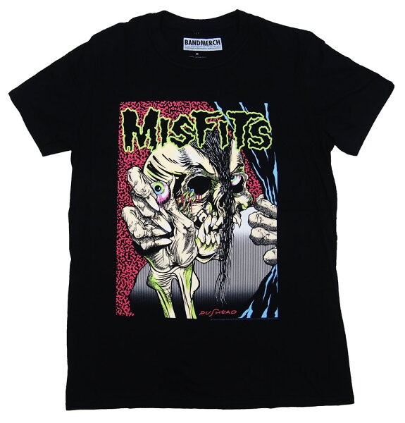 ミスフィッツ・MISFITS・PUSHEAD・Tシャツ・オフィシャル・バンドTシャツ・ロックTシャツ