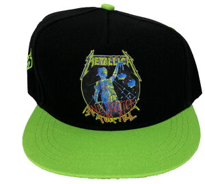 METALLICA�E���^���J�EAND JUSTICE FOR ALL�ESNAP BACK HAT�E�X�i�b�v�o�b�N�E�L���b�v�E�I�t�B�V�����L���b�v