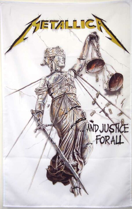 楽天市場】METALLICA・JUSTICE FOR ALL・布ポスター・メタリカ 