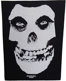 MISFITS FACE SKULL ノリなしバックパッチ ミスフィッツ オフィシャルワッペン