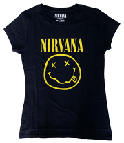 NIRVANA ニルヴァーナ Tシャツ 半袖 スマイル 定番ロゴ L Amazon | [wall of fame] ロックTシャツ 半袖 Nirvana