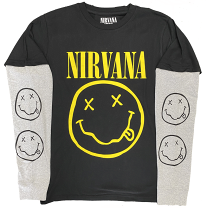 Tシャツ  Cobain ニルヴァーナ ロングTシャツ 楽天市場】ニルヴァーナ tシャツ nirvana ニルバーナ tシャツ