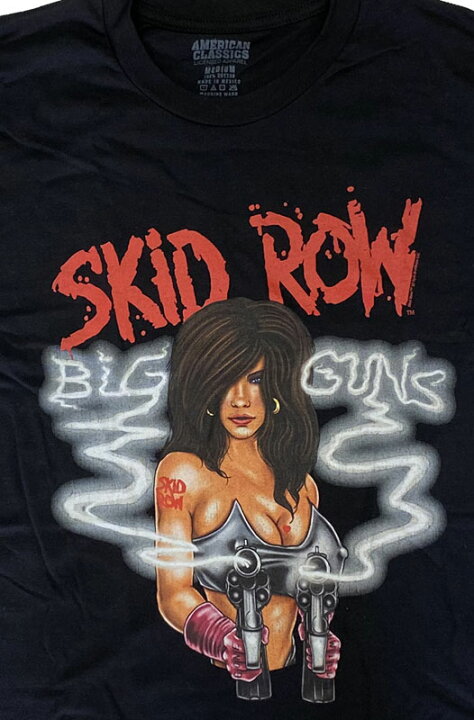 楽天市場】SKID ROW・スキッドロウ・BIG GUNS・Tシャツ・メタルTシャツ