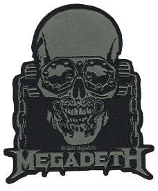 メガデス・MEGADETH・VIC RATTLEHEAD CUT・糊なし刺繍ワッペン・パッチ・オフィシャルパッチ