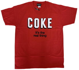 COCA COLA・コカ・コーラ・It's The Real Thing・Tシャツ・ 企業Tシャツ ・オフィシャルTシャツ