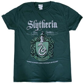 HARRY POTTER・ハリーポッター・SLYTHERIN CREST・Tシャツ・ 映画Tシャツ ・オフィシャルTシャツ・S-XXLサイズ