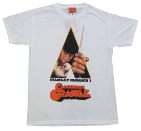 A CLOCKWORK ORANGE・時計じかけのオレンジ・POSTER WHITE・UK版・ Tシャツ・映画Tシャツ オフィシャルTシャツ