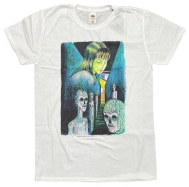 伊藤 潤二・イトウジュンジ・GREEN COVER・UK版・Tシャツ・ 漫画Tシャツ ・オフィシャルTシャツ