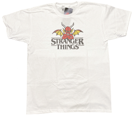 STRANGER THINGS・ストレンジャー・シングス・未知の世界・DEMON・UK版・Tシャツ・ ドラマTシャツ ・オフィシャルTシャツ