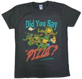 ティーンエイジ・ミュータント・ニンジャ・タートルズ・TEENAGE MUTANT NINJA TURTLES・SAY PIZZA・NEW・Tシャツ・コミックTシャツ・オフィシャルTシャツ