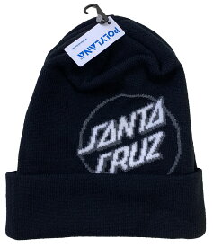 SANTA CRUZ・サンタクルーズ・BIG DOT・ブラック・BEANIE・ビーニー・ニット帽・正規品