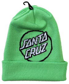 SANTA CRUZ・サンタクルーズ・BIG DOT・セーフティーグリーン・BEANIE・ビーニー・ニット帽・正規品