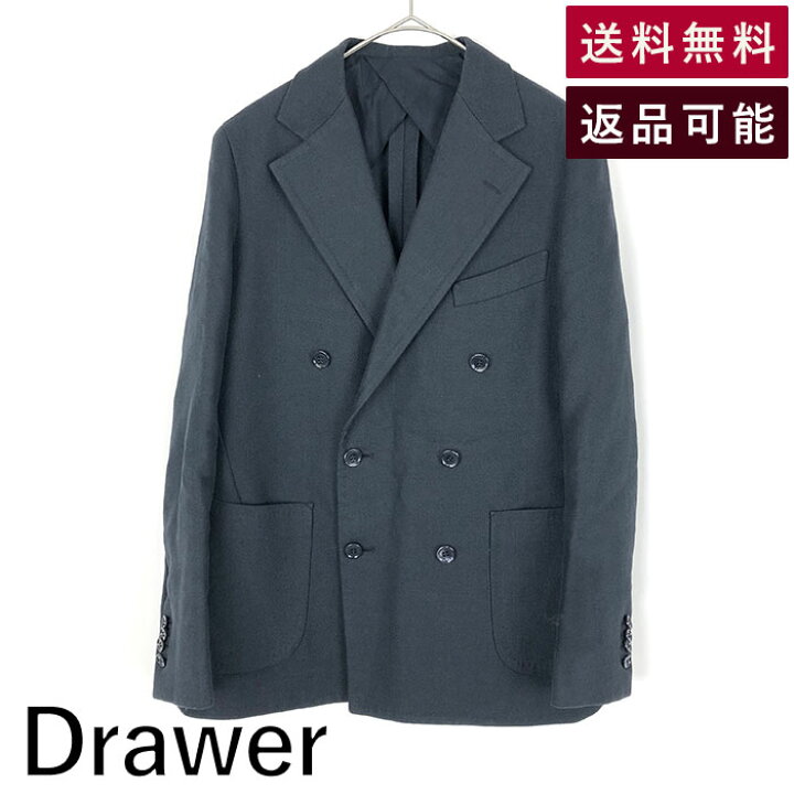 楽天市場】【中古】ドゥロワー Drawer ジャケット ツイル生地 ダブル 