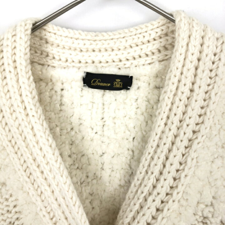 楽天市場】【中古】ドゥロワー Drawer エルボーパッチ ムートン ニット  