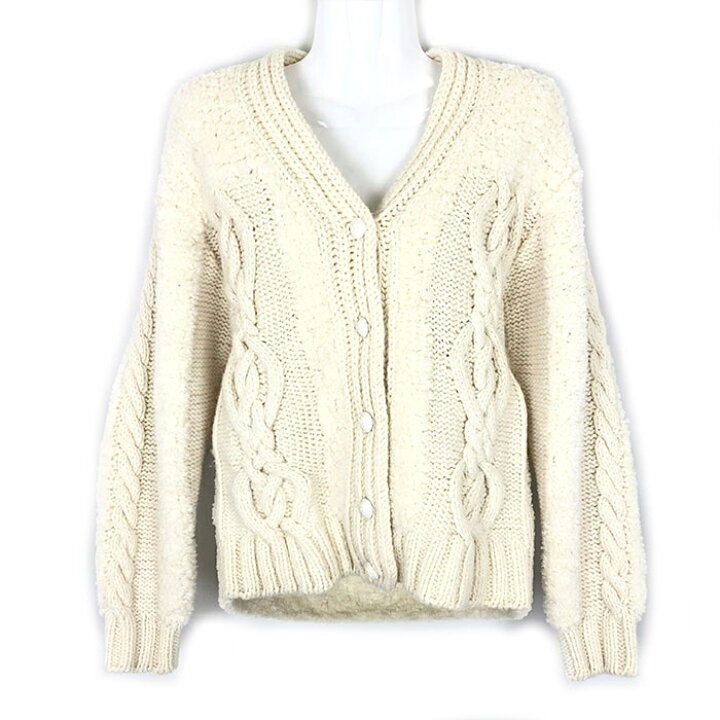 楽天市場】【中古】ドゥロワー Drawer エルボーパッチ ムートン ニット  