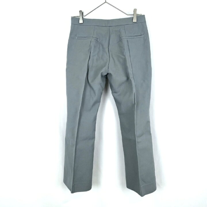 中古】ジルサンダー JIL SANDER ウール テーパード パンツ 38 グレー  