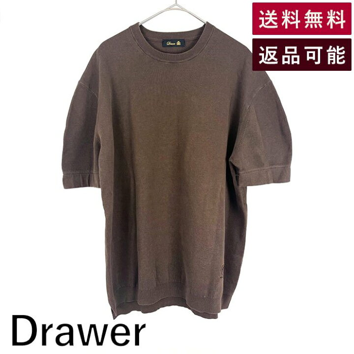 楽天市場】【中古】ドゥロワー Drawer 半袖カットソー ロゴ刺繍  