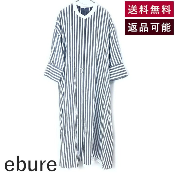 楽天市場】【中古】エブール ebure ロングワンピース ストライプ  