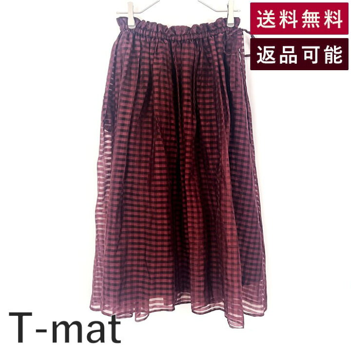 楽天市場】【中古】ティーマットマサキパリ T-mat ギャザーロング  
