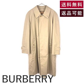 【中古】バーバリー BURBERRY トレンチコート ライナー付き ステンカラーコート ベージュ 送料無料 STOF h0916aq00444 返品可 古着 中古 ブランド古着DB