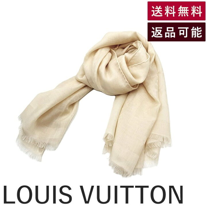 楽天市場】【中古】ルイヴィトン LOUIS VUITTON ストール モノグラム 