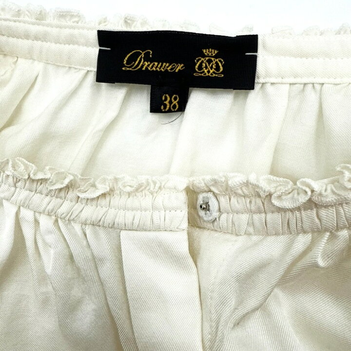 楽天市場】【中古】ドゥロワー Drawer シルクブラウス 首元ギャザー 