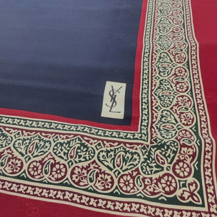 楽天市場】【中古】イヴサンローラン Yves Saint Laurent スカーフ 柄  