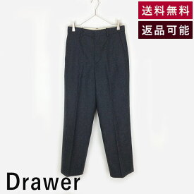 【中古】ドゥロワー Drawer パンツ ウールパンツ 千鳥格子 チェック柄 ストレート 送料無料 6514-236-0800 65142360800 F1024I007-G0308 返品可 古着 中古 ブランド古着DB 割引