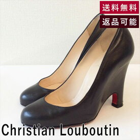 【中古】クリスチャンルブタン Christian Louboutin 靴 黒 ハイヒール サイズ34 ブラック F0218I001-F0228 返品可 古着 中古 ブランド古着DB