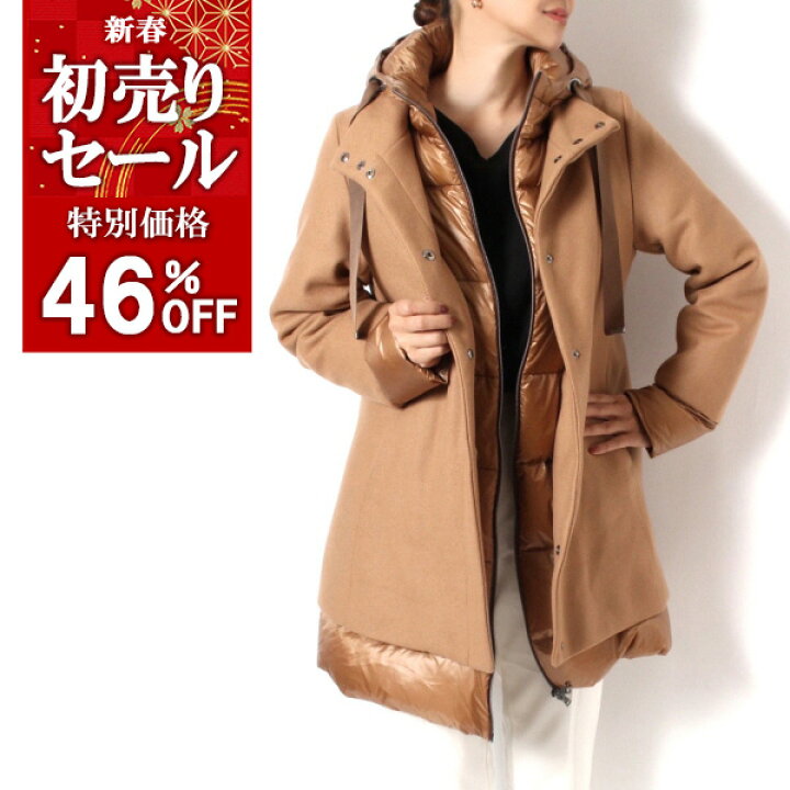 楽天市場】【初売りセール】24AWモデルヘルノ HERNO レディース ウール 