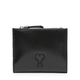 26SSモデルアミ アレクサンドル マテュッシ AMI Alexandre Mattiussi VOULEZ-VOUS フォールドウォレット 二つ折り財布【001 BLACK】USL201.AL0052 001/【2026SS】m-wallet