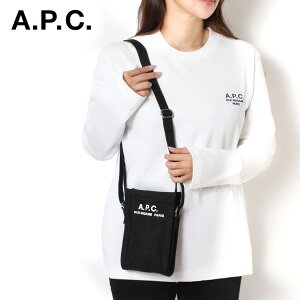 24AW���f���A�[�y�[�Z�[ A.P.C. ���f�B�[�X RECUPERATION �L�����o�X �V�����_�[�o�b�O�yLZZ BLACK�zH61931 CODBM LZZ/�y2024-25AW�zl-bag