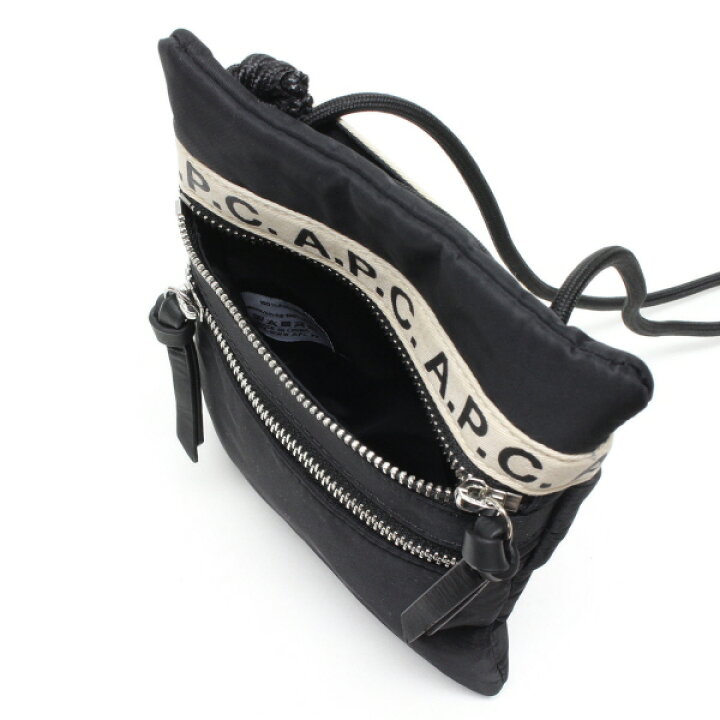 楽天市場】アーペーセー A.P.C. NECK POUCH REPEAT ネックポーチ【NOIR 