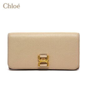【訳ありB品】クロエ Chloe MARCIE フラップ付き 二つ折り長財布【083 FLORAL GREY】CHC23AP098I31 083 FLORAL GREY/【2024-25AW】l-wallet