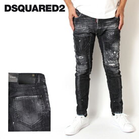 ディースクエアード DSQUARED2 TIDY BIKER JEAN ジーンズ デニム【ブラック】LB1360 S30357 900/【2023-24AW】m-bottoms