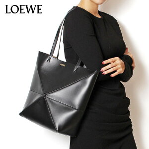 25AW���f�����G�x LOEWE PUZZLE TOTE MEDIUM ���f�B�[�X �p�Y�� �t�H���h �g�[�g�y1100 BLACK�zA657G50X01 BLACK/�y2025-26AW�zl-bag