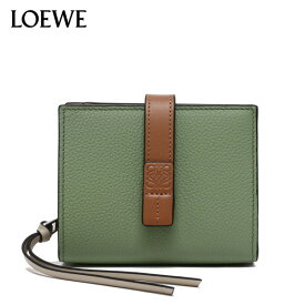 24SSモデルロエベ LOEWE WALLET ZIP コンパクト ジップウォレット 二つ折り財布【ROSEMARY/TAN】C660Z41X01 6465/【2024SS】l-wallet