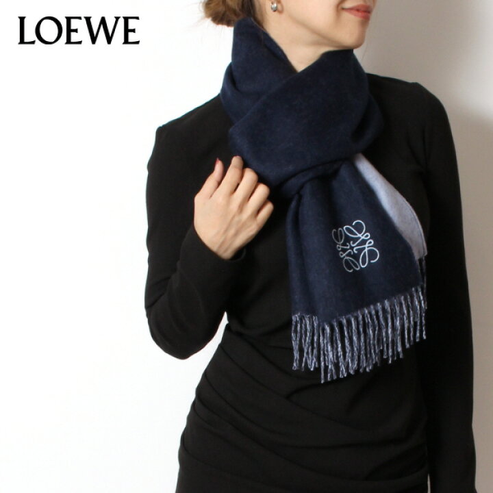 楽天市場】【スプリングセール】ロエベ LOEWEANAGRAM SCARF ウール+  