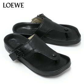 ロエベ LOEWE レディース COMFORT EASE SANDAL コンフォート イーズ サンダル【BLACK】L814465X59 1100 BLACK/【2023SS】l-shoes