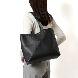 26SS���f�����G�x LOEWE ���f�B�[�X �p�Y���t�H���h �g�[�g �z���]���^�� �~�f�B�A���yBLACK�zA779PEWX04 1100/�y2026SS�zl-bag