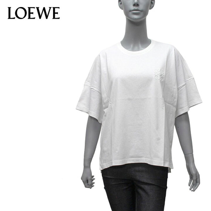 楽天市場】ロエベ LOEWE レディース アナグラム ANAGRAM クロップド丈T 