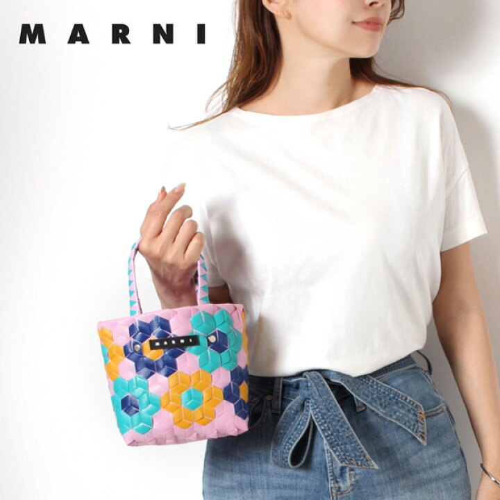 楽天市場】【ポイント祭】24春夏モデル マルニ MARNI SANFLOWER BAG 