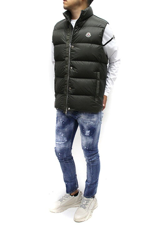 楽天市場】モンクレール MONCLER メンズ ONTAKE ダウンベスト【カーキ 