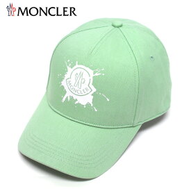 モンクレール MONCLER ユニセックス ペイントワッペン ファブリックキャップ【ミント】3B00020 0U082 80B/【2023SS】goods