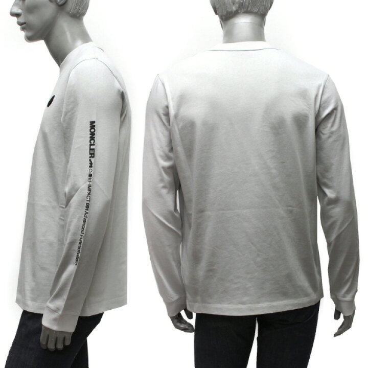 楽天市場】モンクレール MONCLER メンズ スリーブロゴ 長袖Tシャツ