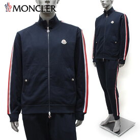 モンクレール MONCLER メンズ トリコロールライン トラックジャケット 上下セット セットアップ【ネイビー】8G00052+8H00030 V8162 778/【2023SS】m-tops