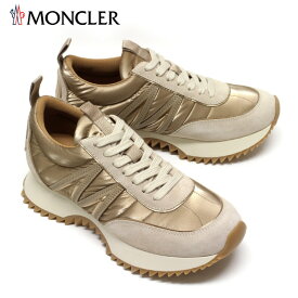 24SS新作モンクレール MONCLER レディース PACEY スニーカー【ライトベージュ(ゴールド)】4M00140 M4159 222/【2024SS】l-shoes